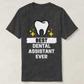 Bester Zahnassistent je 1 T-Shirt (Design vorne)
