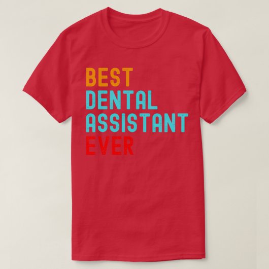 Bester Zahnassistent je 2 T-Shirt (Design vorne)