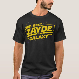 Bester Zayde im galaxisch-hebräischen jüdischen Gr T-Shirt