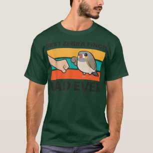 Bester Zebra Finch Vater je Australischer Zebra Fi T-Shirt