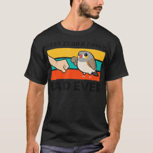 Bester Zebra Finch Vater je Australischer Zebra Fi T-Shirt