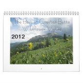 Bestes 2012 Butte-WildblumeVistas mit Haube Kalender (Titelbild)