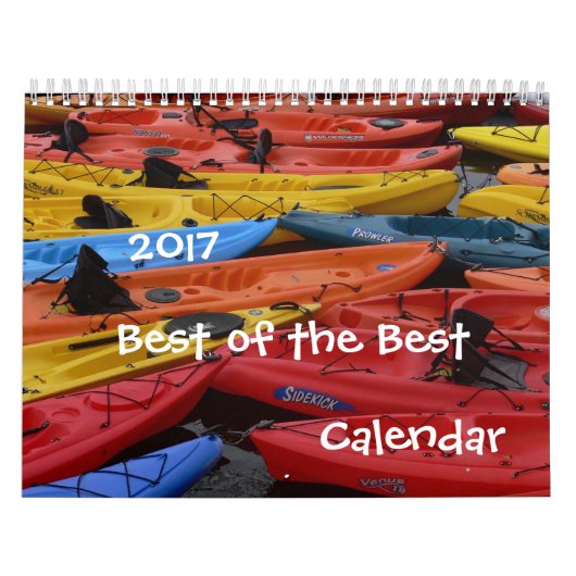 Bestes 2017 des besten Kalenders Kalender (Titelbild)