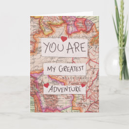 Bestes Abenteuer - Valentinstag Card Feiertagskarte