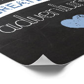 Bestes Adventure Chalkboard Kinderzimmer Poster (Ecke)