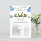 Bestes Adventure, Scooter, Brautparty Game (Stehend Vorderseite)