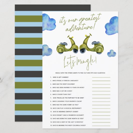 Bestes Adventure, Scooter, Brautparty Game (Vorne/Hinten)