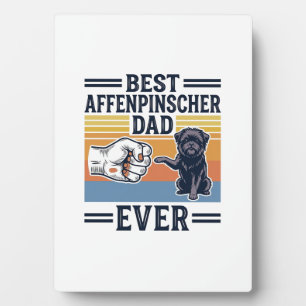 Bestes Affenpinscher-Vater-T-Shirt aller Zeiten im Fotoplatte