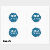 Bestes Angebot Rechteckiger Aufkleber (Blatt)