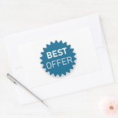 Bestes Angebot Rechteckiger Aufkleber (Umschlag)