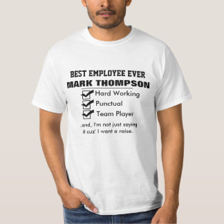 Bestes Angestellt-überhaupt T-Shirt
