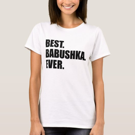 Bestes Babushka überhaupt T-Shirt (Vorderseite)