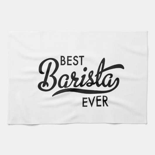 Bestes Barista je Geschirrtuch (Horizontal)
