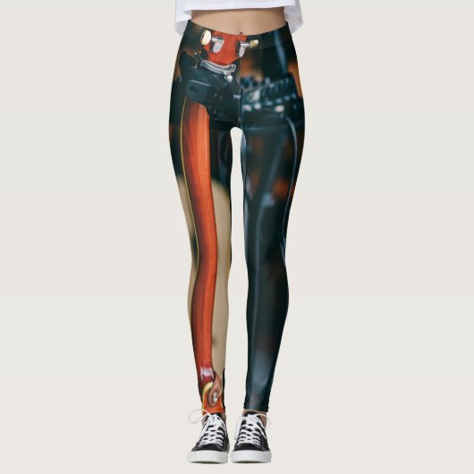Bestes Bassist-Geschenk Leggings (Vorderseite)