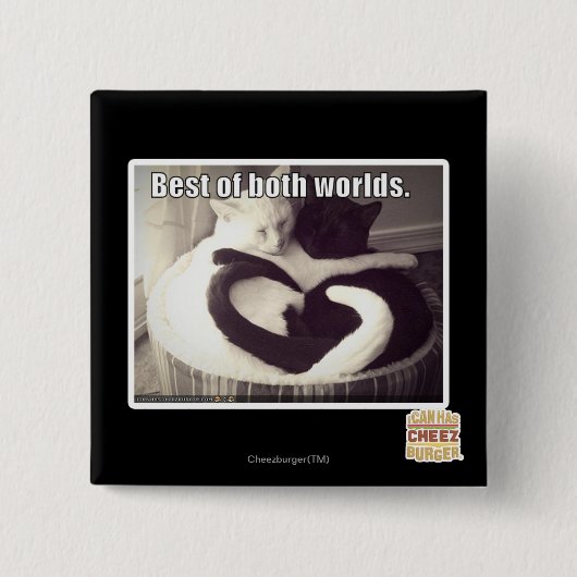 Bestes beider Welten Button (Vorderseite)