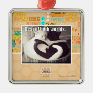 Bestes beider Welten Silbernes Ornament