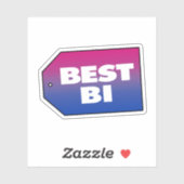 Bestes Bi Aufkleber (Blatt)