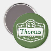 Bestes Bier-Personalisiert-Magnet Magnet (Vorderseite/Rückseite)
