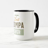 Bestes Bompa je - Vater und Opa Tasse (VorderseiteRechts)