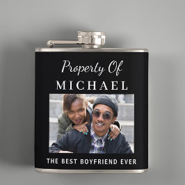 Bestes Boyfriend-Foto Flachmann