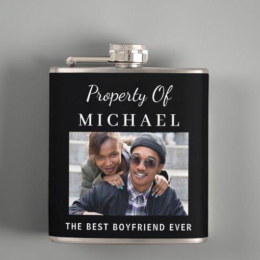 Bestes Boyfriend-Foto Flachmann