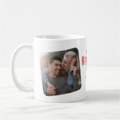 Bestes BOYFRIEND je 2 Foto Niedliches Geschenk Kaffeetasse (Links)