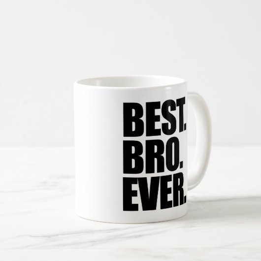 Bestes Bro je Kaffeetasse (VorderseiteRechts)