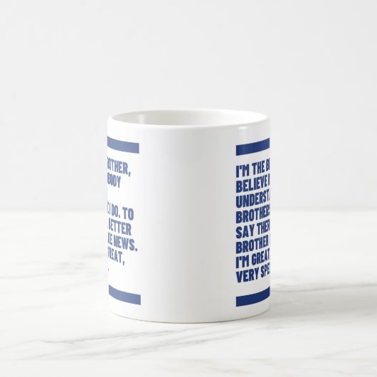 Bestes Brother-Geschenk Kaffeetasse (Mittel)