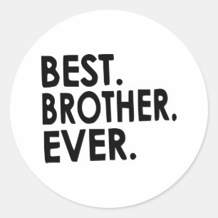Bestes-Bruder-aller-Zeiten-Shirt, Geschwister Runder Aufkleber