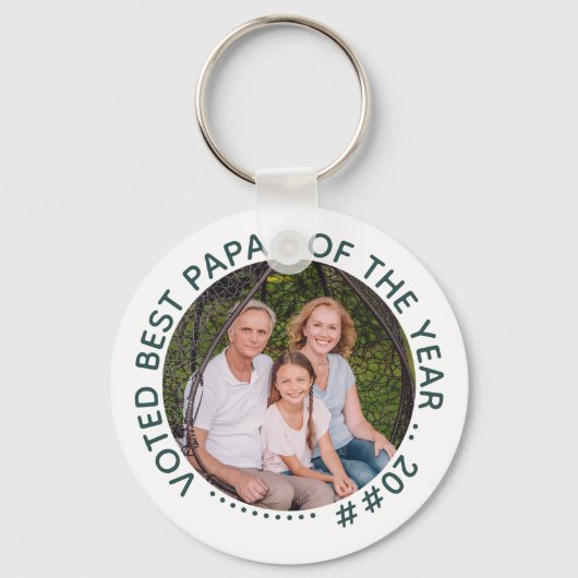 Bestes Buch des Jahres | Runder Foto Schlüsselanhänger (Vorderseite)