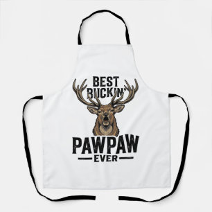Bestes Buckin Pawpaw Vintage Hirsch Jagd Shirt_1 Schürze