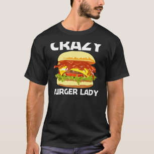 Bestes Burger-Design für Frauen Mama Hamburger San T-Shirt