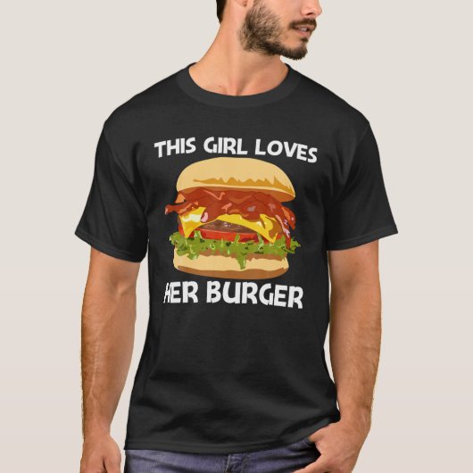 Bestes Burger-Design für Mädchen Kinder Hamburger T-Shirt (Vorderseite)