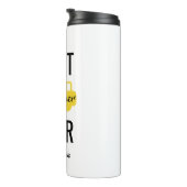 Bestes Bustreiber-überhaupt personalisiertes Thermosbecher (Nach rechts gedreht)