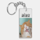 Bestes Cat-Foto Schlüsselanhänger (Vorderseite links)