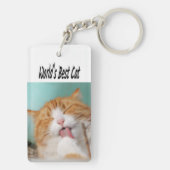 Bestes Cat-Foto Schlüsselanhänger (Rückseite)