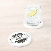 Bestes Chef-überhaupt Schwarzes Getränkeuntersetzer (Seite)