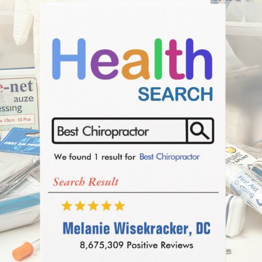 Bestes Chiropraktiker Funny Gift Dankeskarte