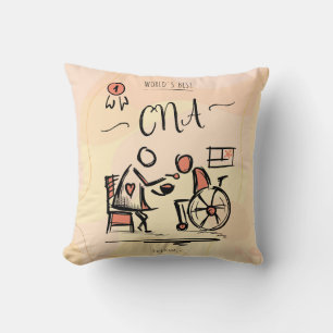 Bestes CNA der Welt - Geschenk für Krankenpfleger Kissen