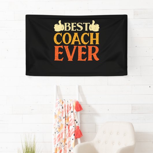 Bestes Coach-Geschenk für Sporttrainer Banner (Insitu)