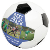 Bestes Coach-Geschenk modern Fußball (Dreiviertel)