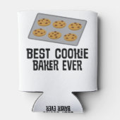 Bestes Cookie Baker je Backgeschenk Dosenkühler (Rückseite)