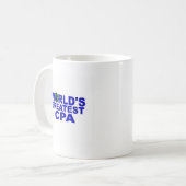 Bestes CPA der Welt Kaffeetasse (Vorderseite Links)