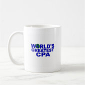 Bestes CPA der Welt Kaffeetasse (Links)