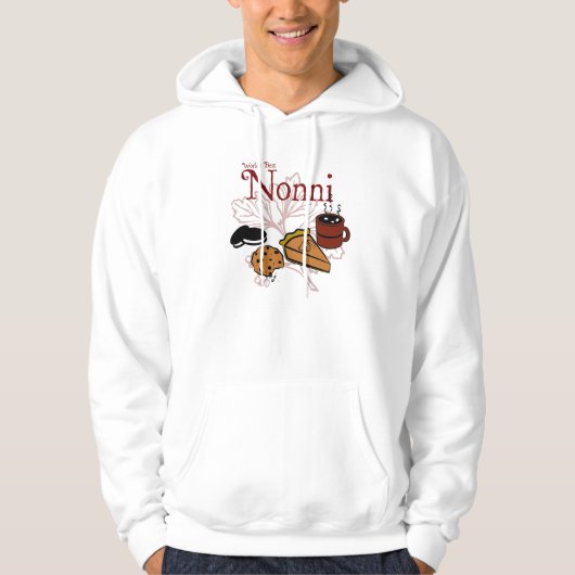 Bestes das Nonni der Welt mit Kapuze Sweatshirt (Vorderseite)
