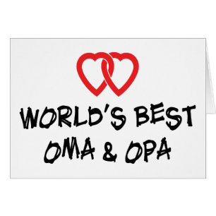Bestes das Oma u. das Opa der Welt Geschenk