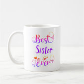 Bestes "dein Text" Jederzeit Typografie-Skript Kaffeetasse (Links)