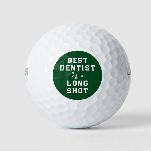 Bestes Dentist-Geschenk Golfball (Vorderseite)