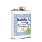 Bestes der Chef-Zertifikat der Welt Flachmann (Rechts)