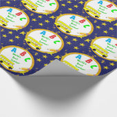 Bestes der Schullehrer-Packpapier der blaue Welt Geschenkpapier (Ecke)